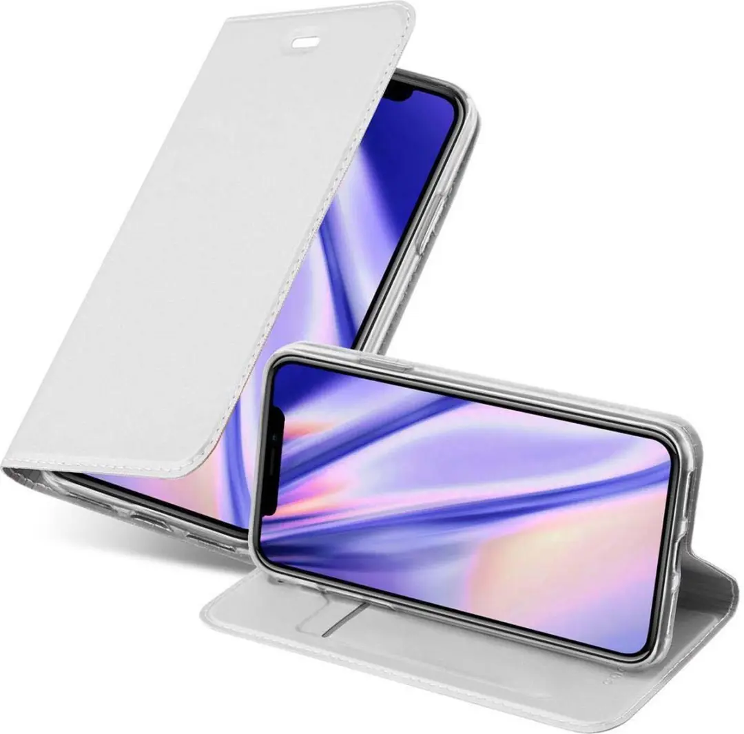 Cadorabo Hoesje geschikt voor Apple iPhone XS MAX in CLASSY ZILVER