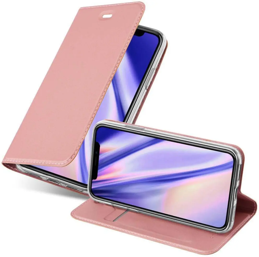 Cadorabo Hoesje geschikt voor Apple iPhone XR in CLASSY ROSE GOUD