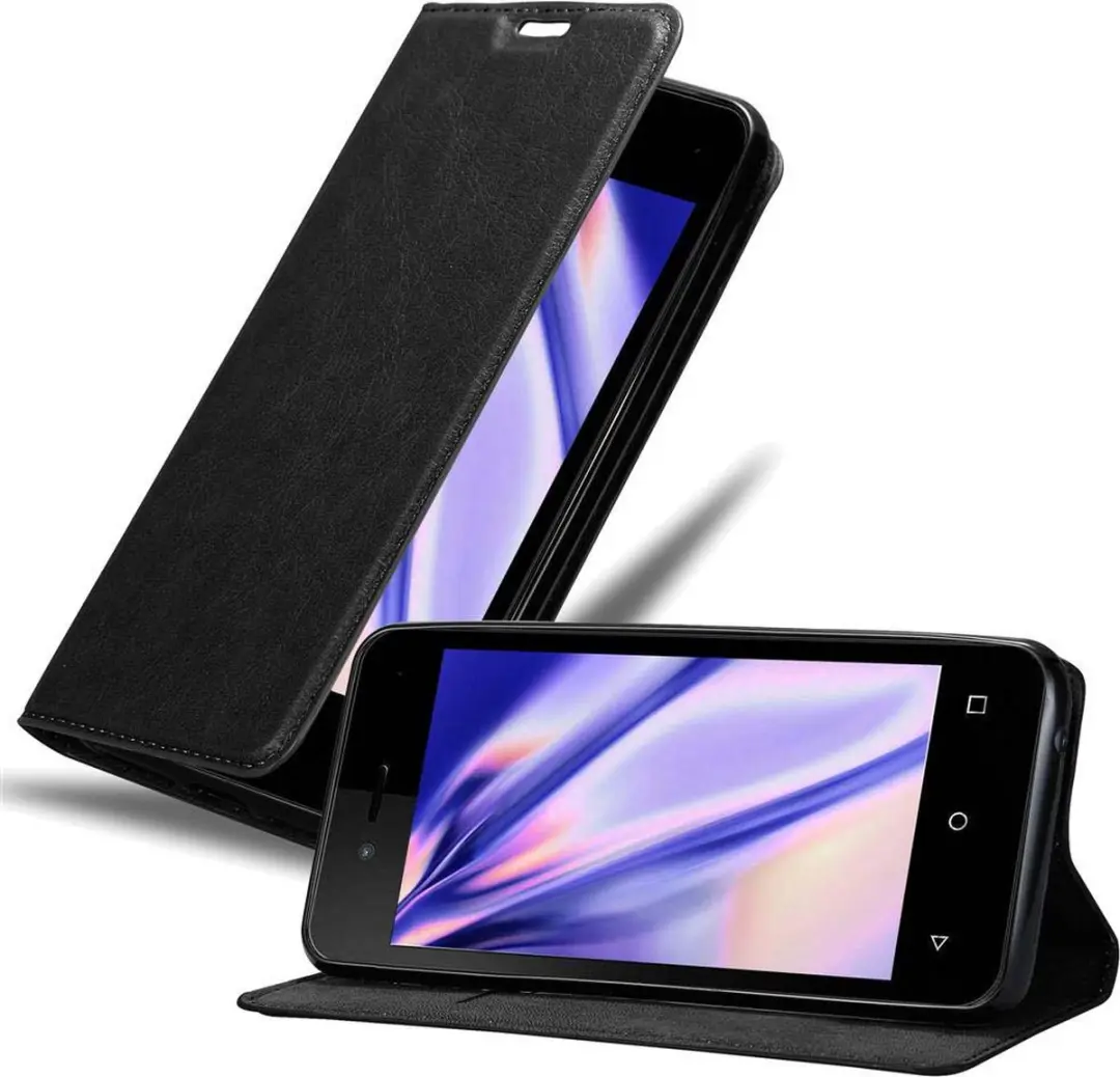 Cadorabo Hoesje geschikt voor WIKO SUNNY 3 MINI in ZWARTE NACHT