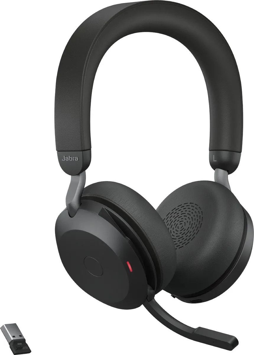 Jabra Evolve2 75 Draadloze Headset 27599-989-999 - Zwart