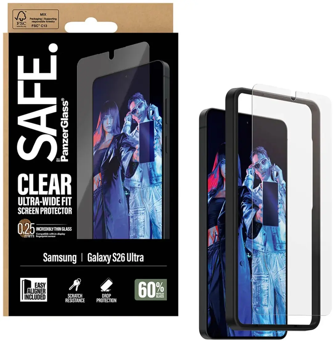 PanzerGlass SAFE Screenprotector Galaxy S26 Ultra SA77811 - afbeelding 6 van 6