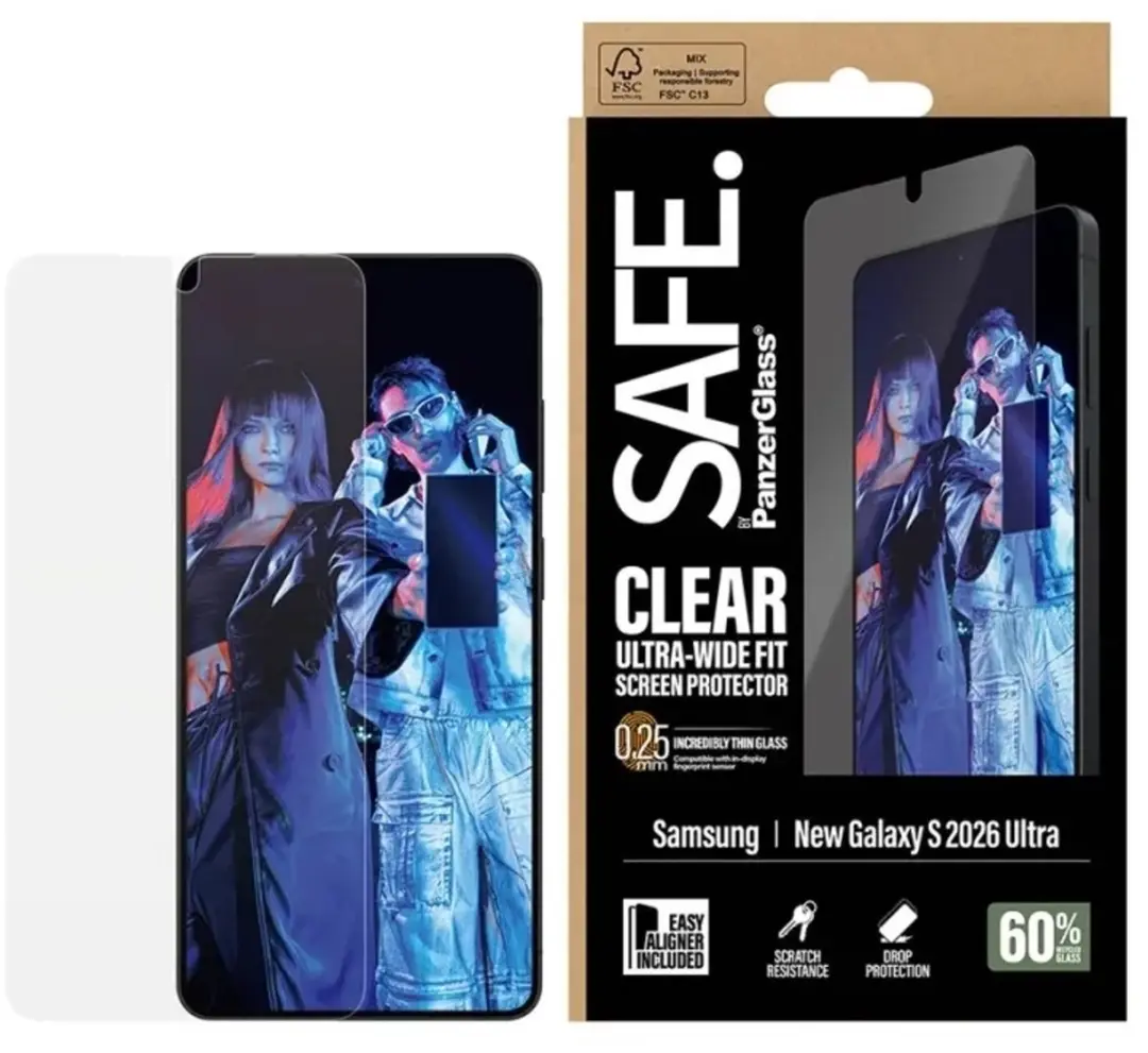 PanzerGlass SAFE Screenprotector Galaxy S26 Ultra SA77811