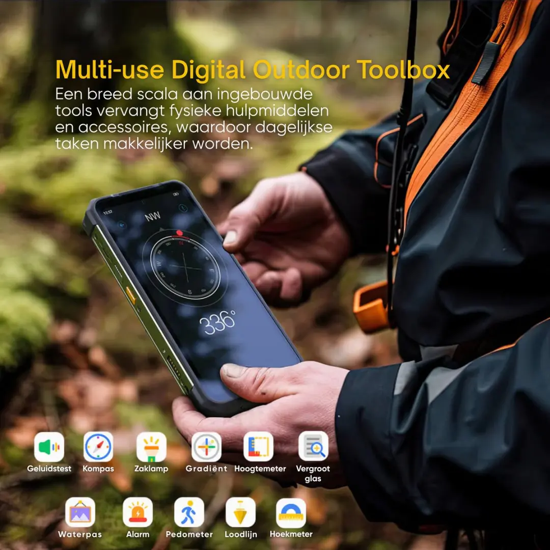Ulefone Armor 24 Robuuste Smartphone - 256GB - Zwart - afbeelding 2 van 6