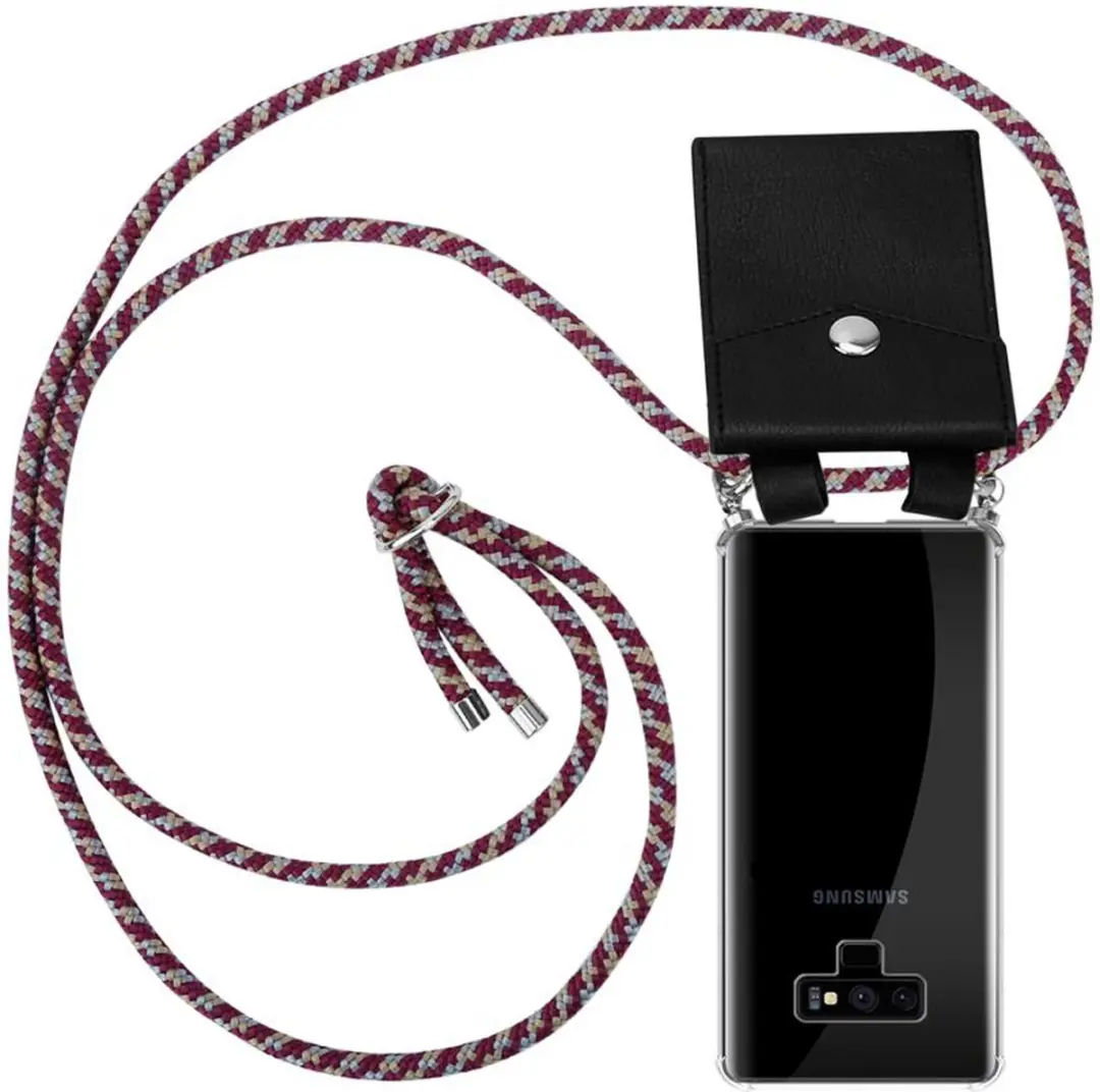 Cadorabo Hoesje geschikt voor Samsung Galaxy NOTE 9 in ROOD GEEL WIT