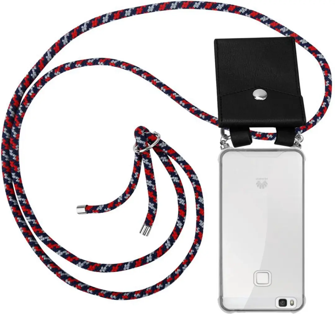 Cadorabo Hoesje geschikt voor Huawei P9 LITE 2016 / G9 LITE in ROOD BLAUW WIT