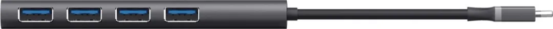 Trust Halyx USB-hub 4 Poorten USB-A 3.2 Gen1 - Donkergrijs - afbeelding 6 van 6