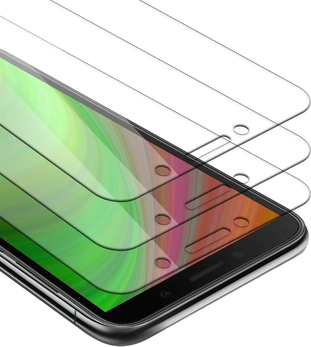 Cadorabo 3x Screenprotector geschikt voor Honor 9S / Huawei Y5P