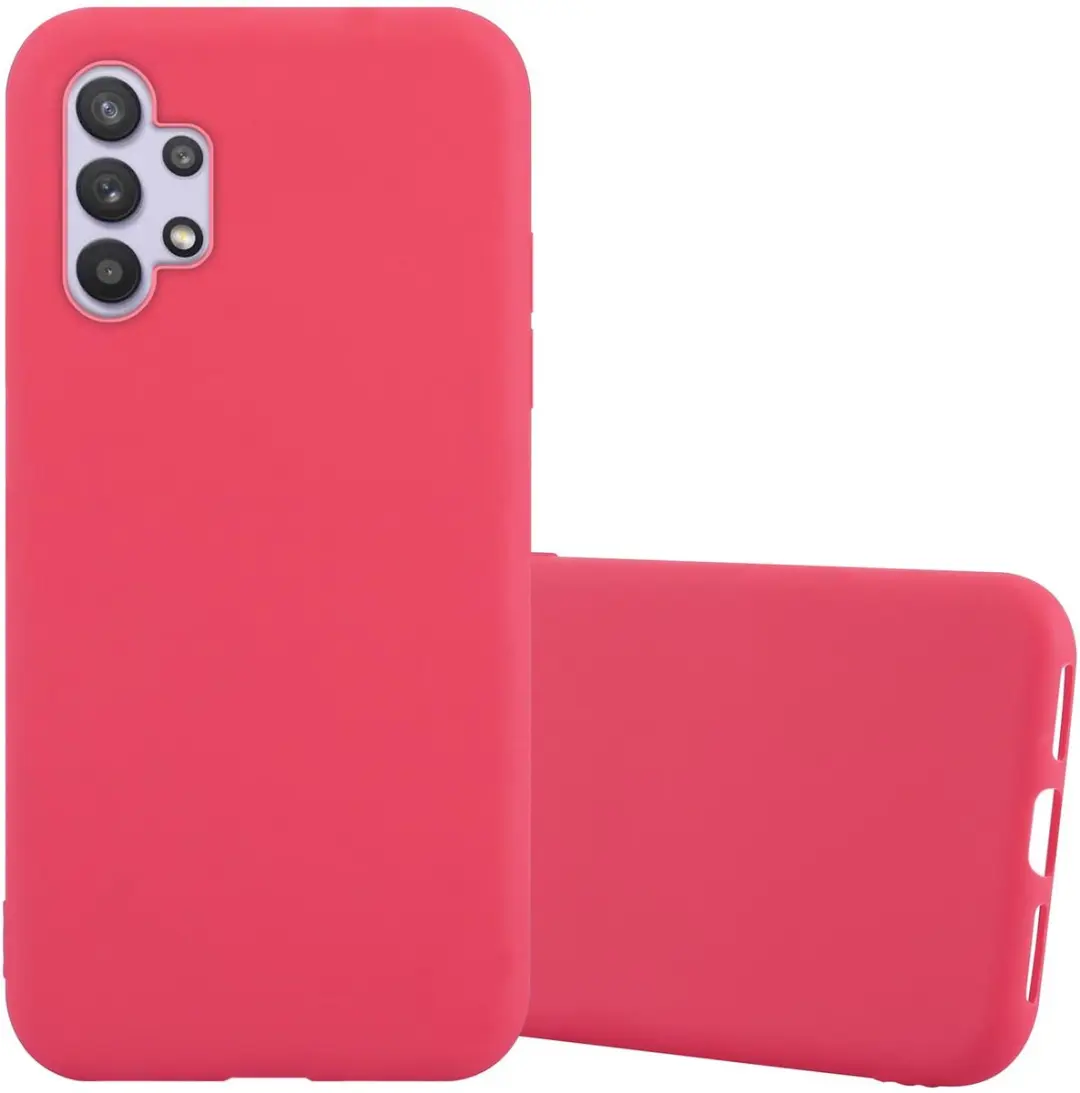 Cadorabo Hoesje geschikt voor Samsung Galaxy A32 5G in CANDY ROOD