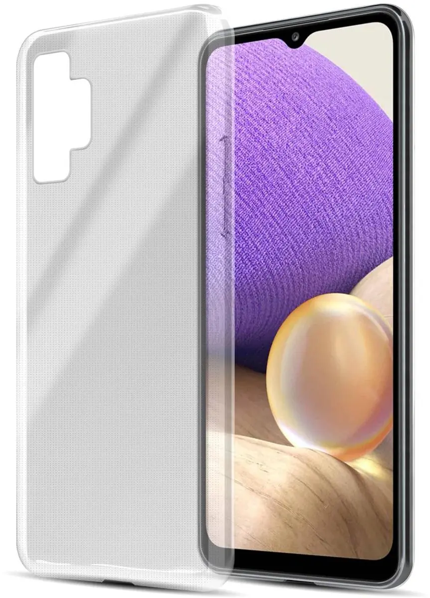 Cadorabo Hoesje geschikt voor Samsung Galaxy A32 5G in VOLLEDIG TRANSPARANT