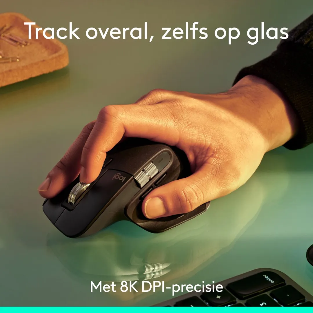 Logitech MX Master 3SE - Draadloze Muis - Graphite - Windows, Linux, Chrome - Exclusief Logi Bolt USB-ontvanger