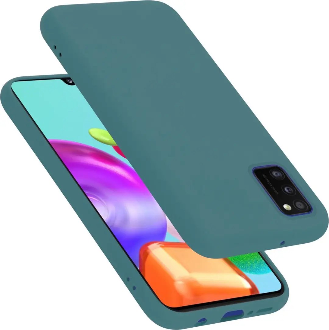 Cadorabo Hoesje geschikt voor Samsung Galaxy A41 in LIQUID GROEN