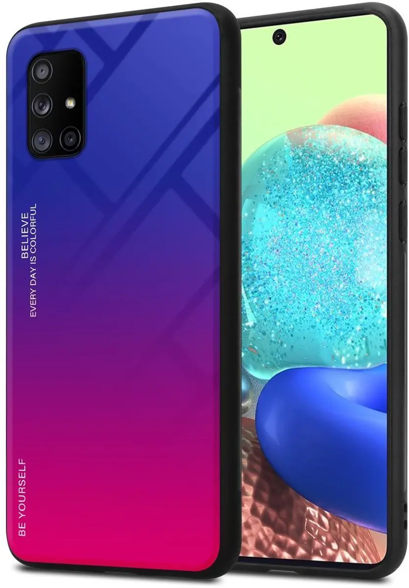 Cadorabo Hoesje geschikt voor Samsung Galaxy A71 5G in PAARS