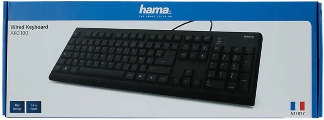 Hama Basic AKC-100 Toetsenbord - Zwart QWERTY NL