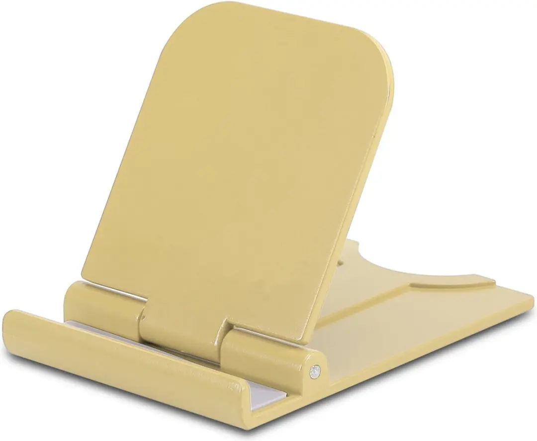 Cadorabo Mobiele telefoon tafelhouder Mobiele telefoonstandaard in GOUD geschikt