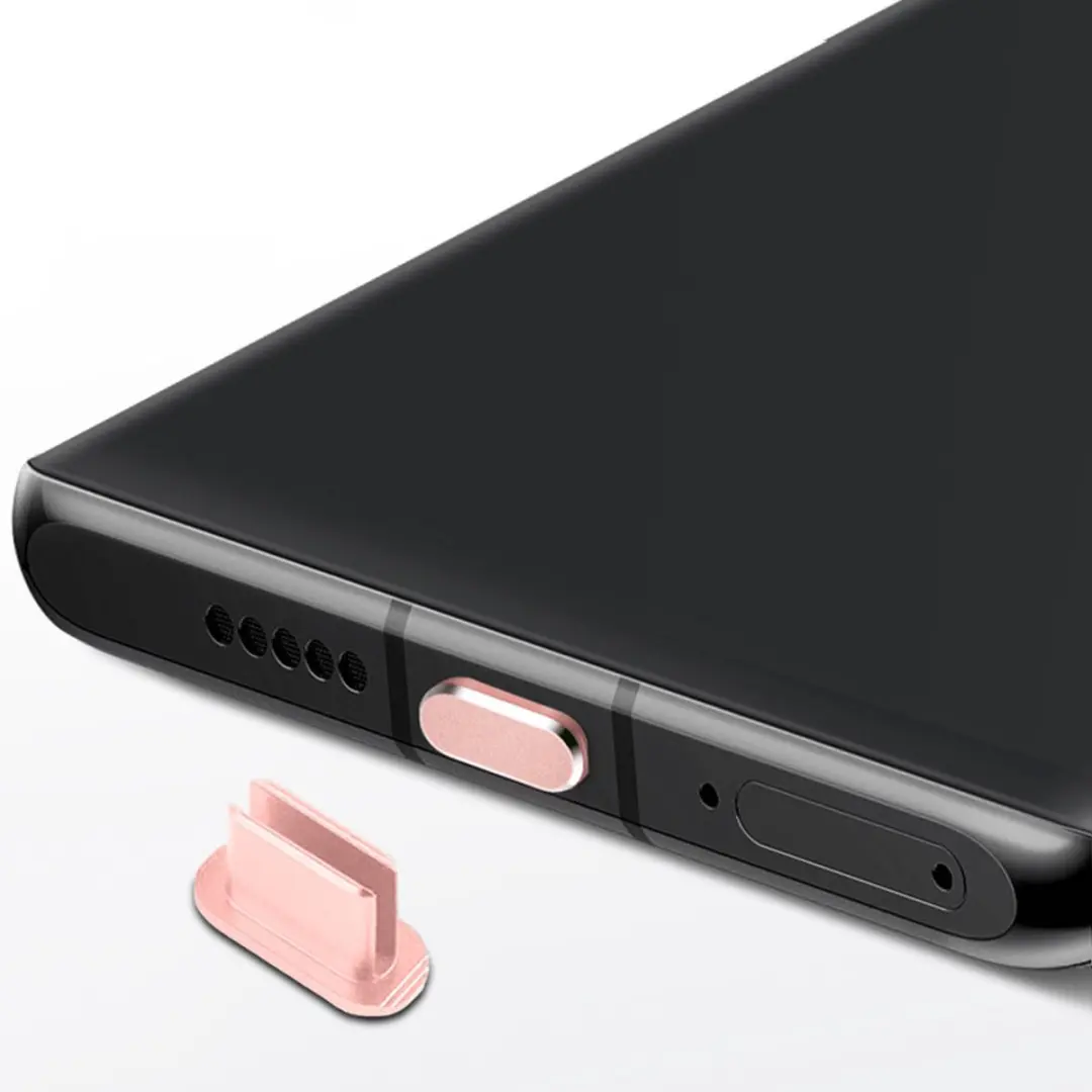 Cadorabo Beschermkap geschikt voor USB C in ROSE GOUD