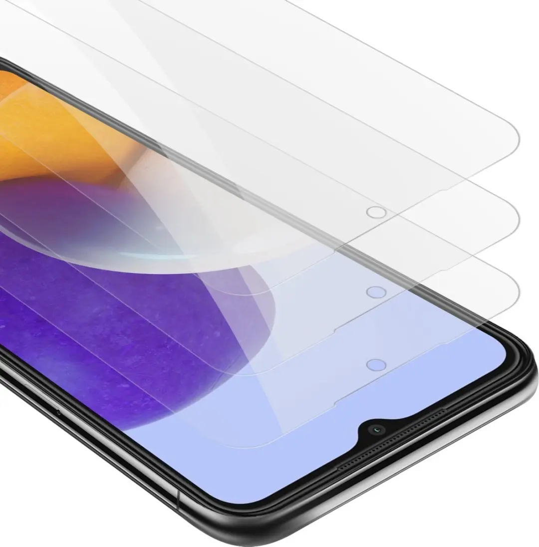Cadorabo 3x Screenprotector geschikt voor Samsung Galaxy A22 5G