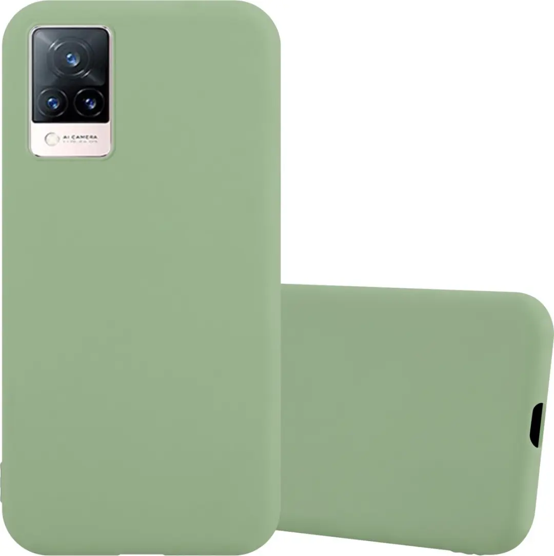 Cadorabo Hoesje geschikt voor Vivo V21 4G / 5G in CANDY PASTEL GROEN