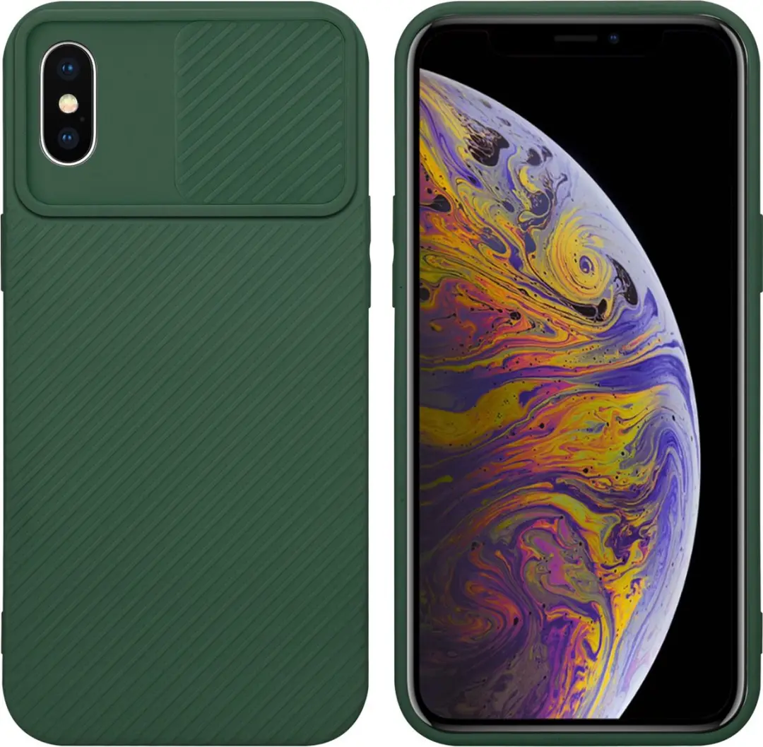 Cadorabo Hoesje geschikt voor Apple iPhone XS MAX in Bonbon Groen