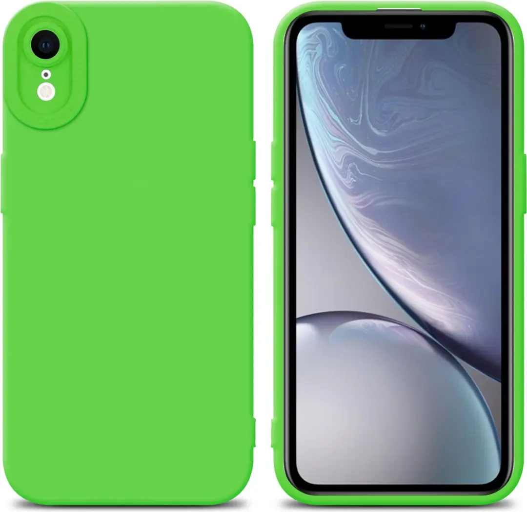 Cadorabo Hoesje geschikt voor Apple iPhone XR in FLUID GROEN