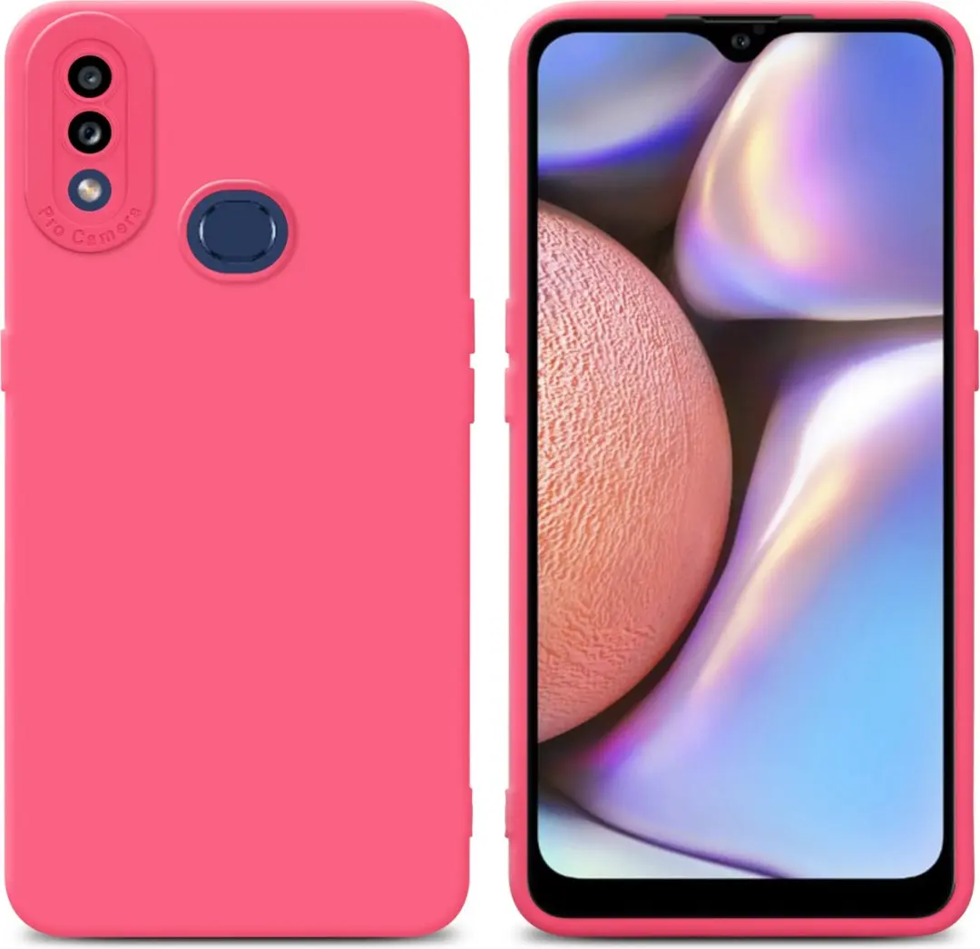 Cadorabo Hoesje geschikt voor Samsung Galaxy A10s / M01s in FLUID ROOD