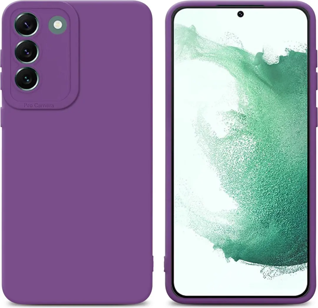 Cadorabo Hoesje geschikt voor Samsung Galaxy S22 PLUS in FLUID MAT PAARS