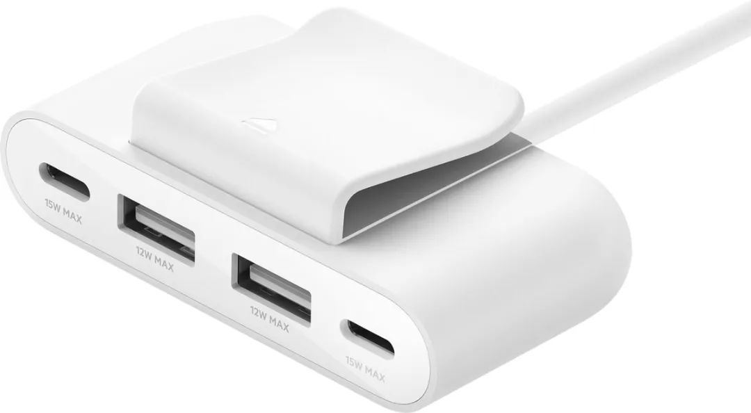 Belkin BUZ001BT2MWHB7 4-poorts USB-splitter - Wit