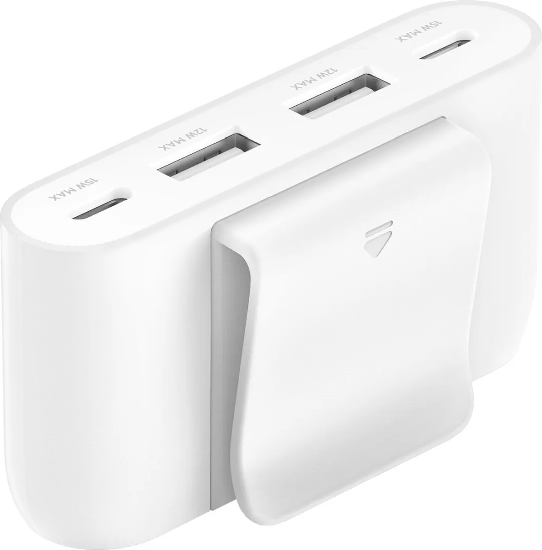 Belkin BUZ001BT2MWHB7 4-poorts USB-splitter - Wit