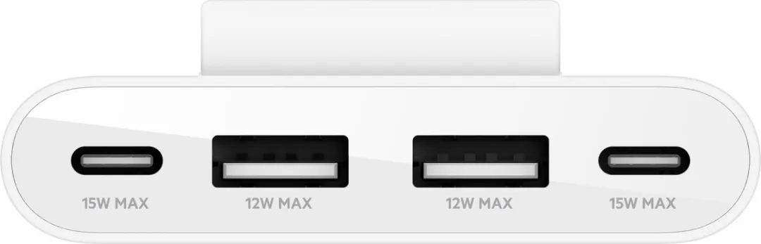 Belkin BUZ001BT2MWHB7 4-poorts USB-splitter - Wit