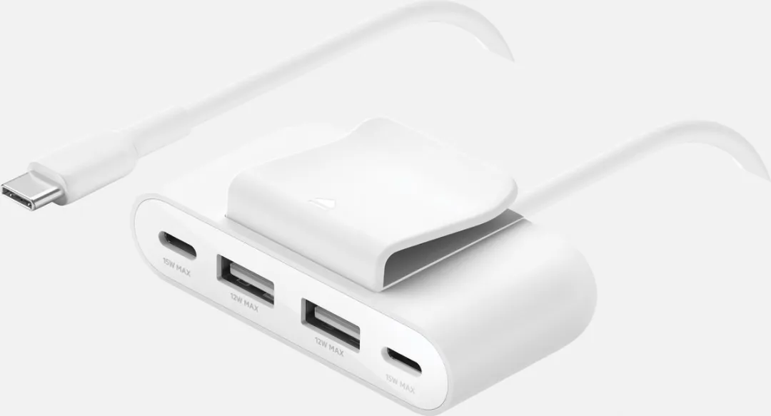 Belkin BUZ001BT2MWHB7 4-poorts USB-splitter - Wit
