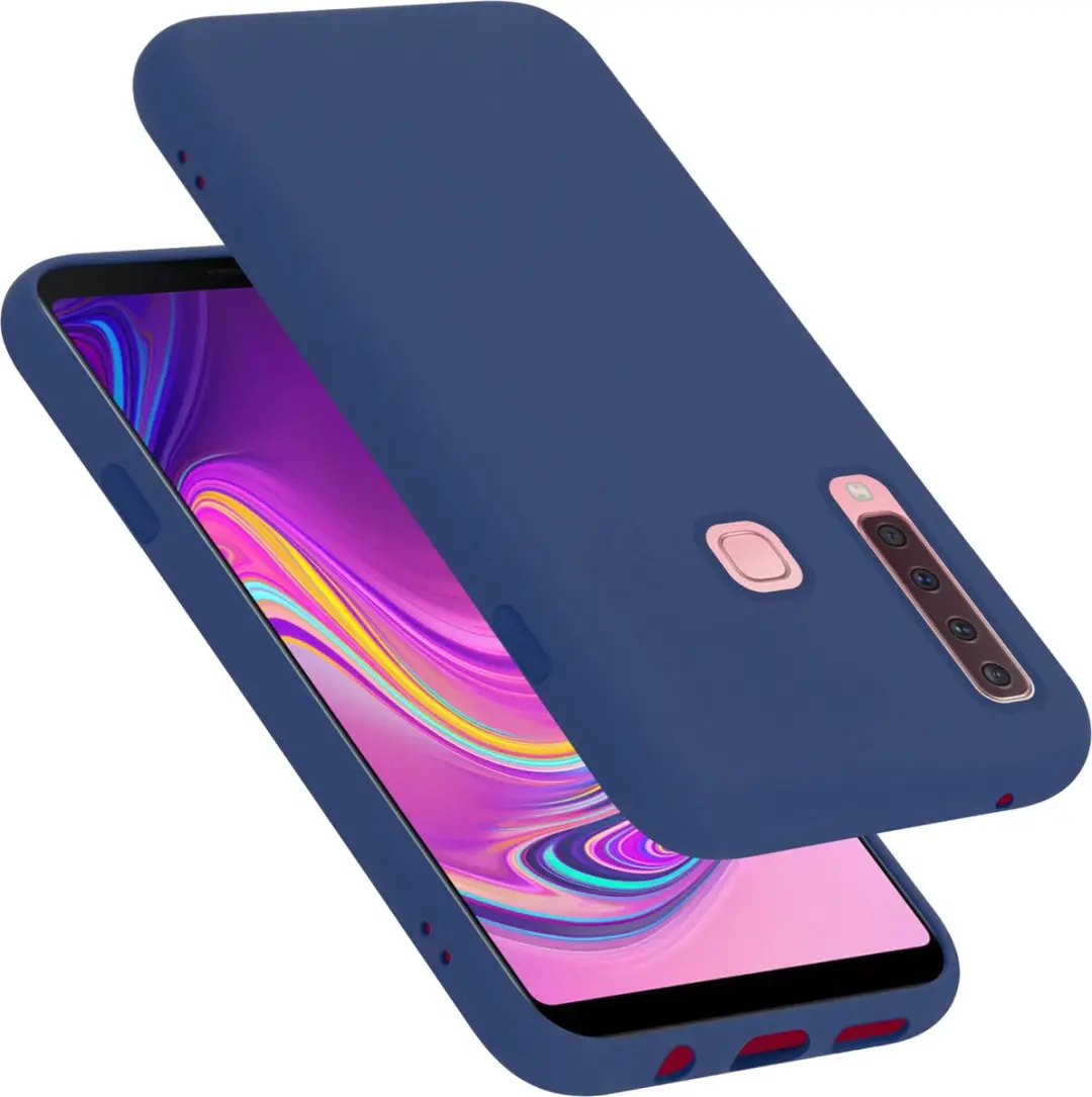 Cadorabo Hoesje geschikt voor Samsung Galaxy A9 2018 in LIQUID BLAUW