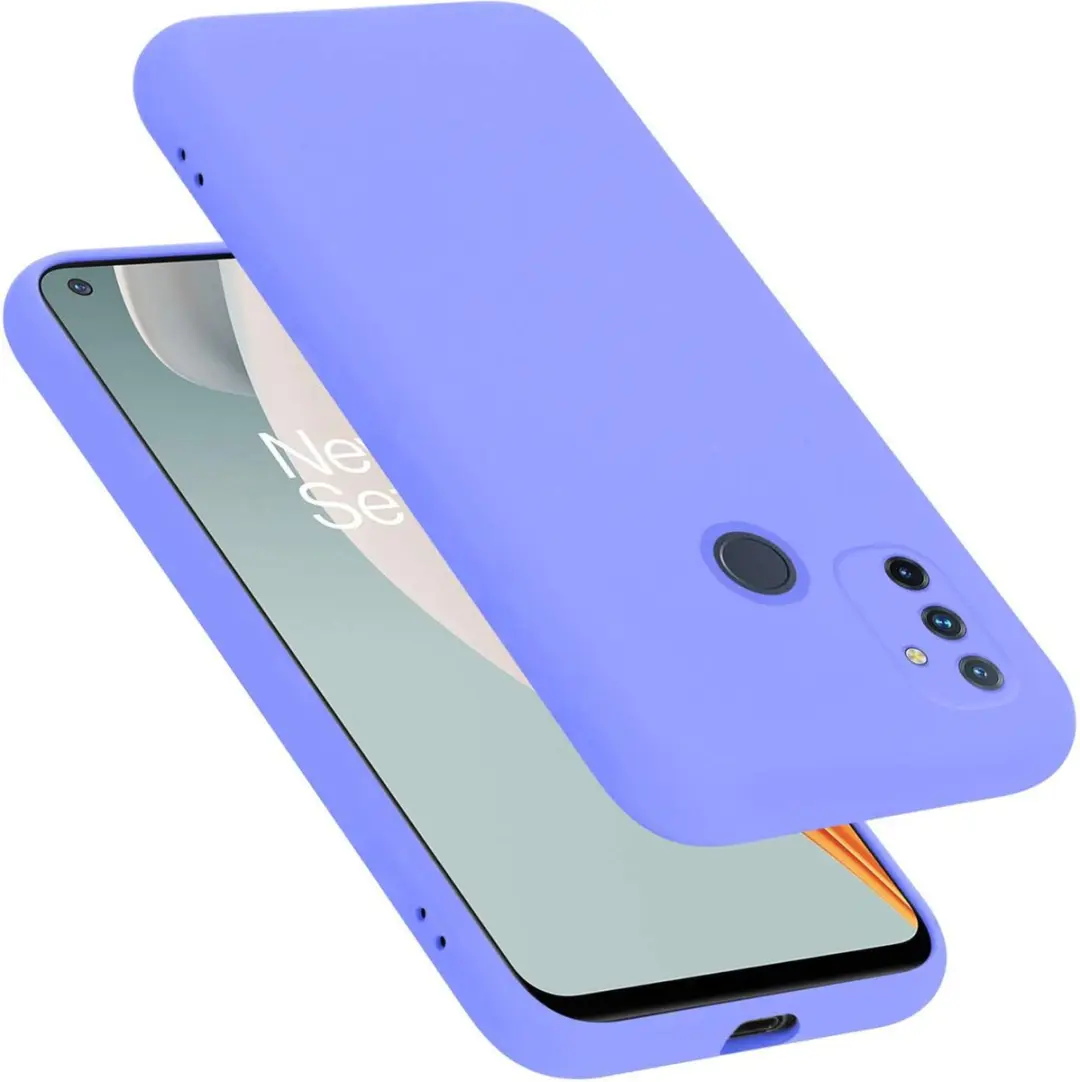 Cadorabo Hoesje geschikt voor OnePlus Nord N100 in LIQUID LICHT PAARS