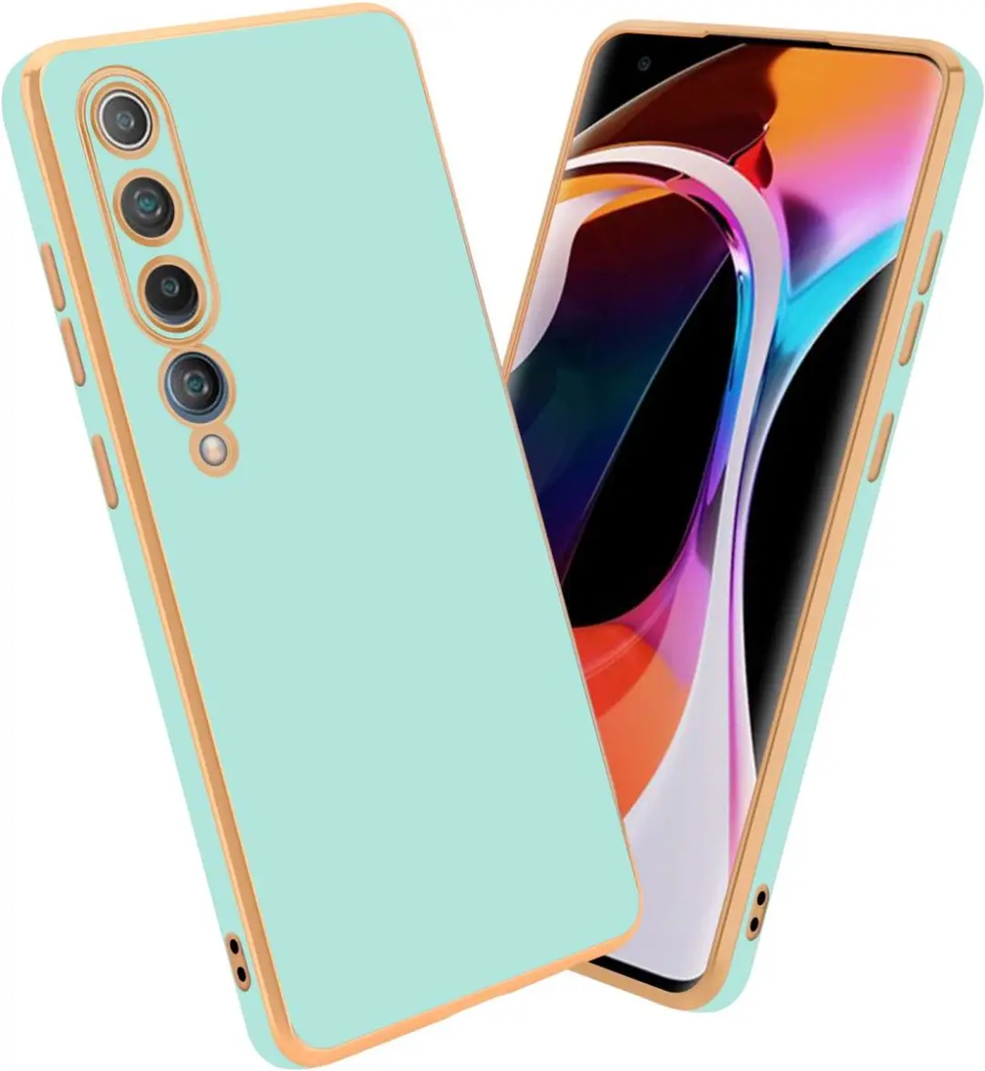 Cadorabo Hoesje geschikt voor Xiaomi Mi 10 / Mi 10 PRO in Glossy Mintgroen