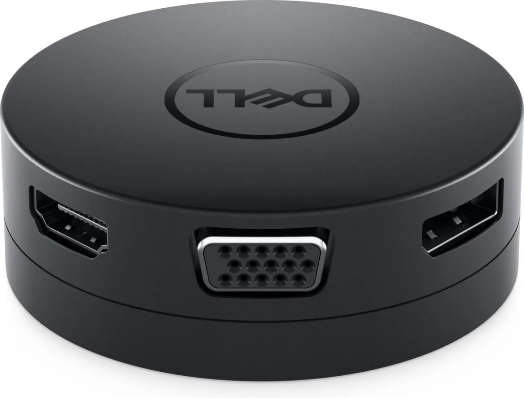 Dell DA300 USB-C Adapter 4K/10Gbps - 6-in-1 Zwart