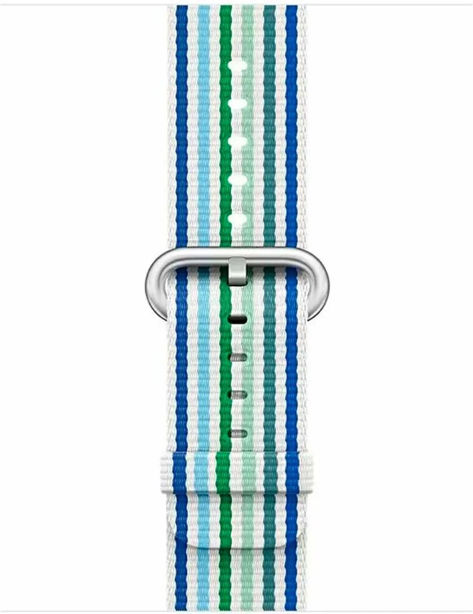 Apple Woven Nylon Hoesje - Blauw - 38/40/41mm