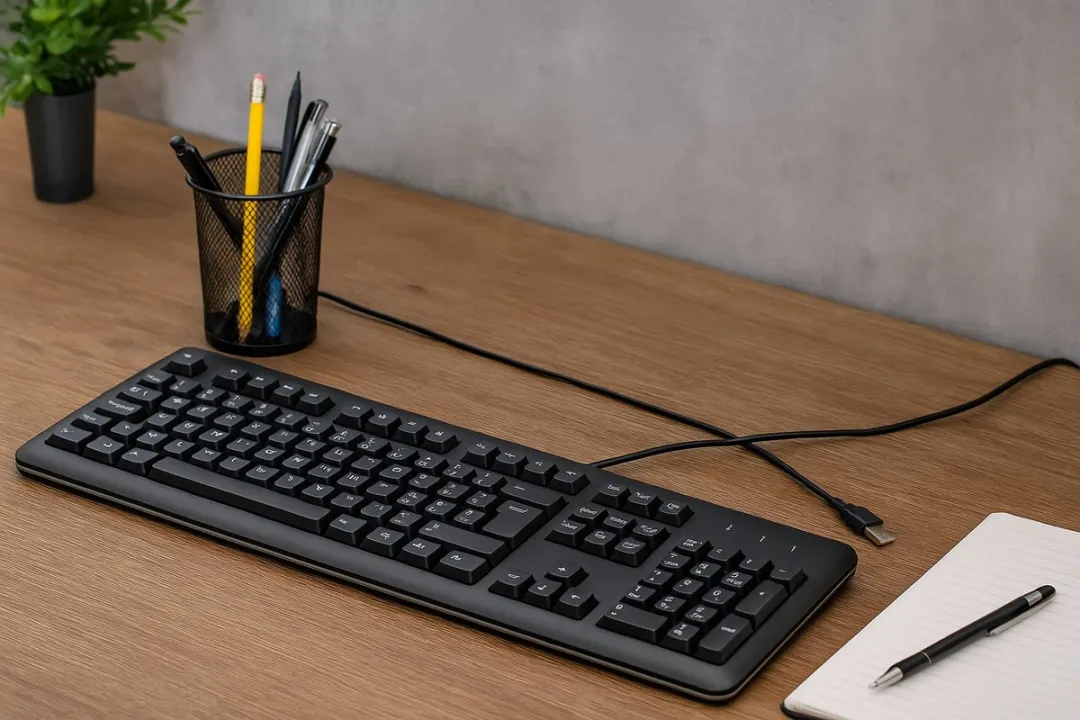 HP QY776AA USB Toetsenbord - Bedraad - Duits QWERTZ - Zwart