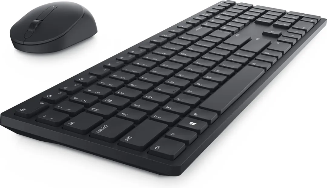 Dell KM5221W Draadloos Toetsenbord & Muis - Duits QWERTZ - Zwart