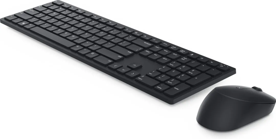 Dell KM5221W Draadloos Toetsenbord & Muis - Duits QWERTZ - Zwart