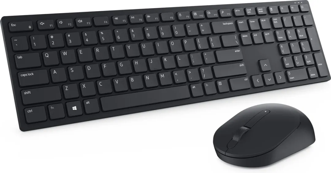 Dell KM5221W Draadloos Toetsenbord & Muis - Duits QWERTZ - Zwart