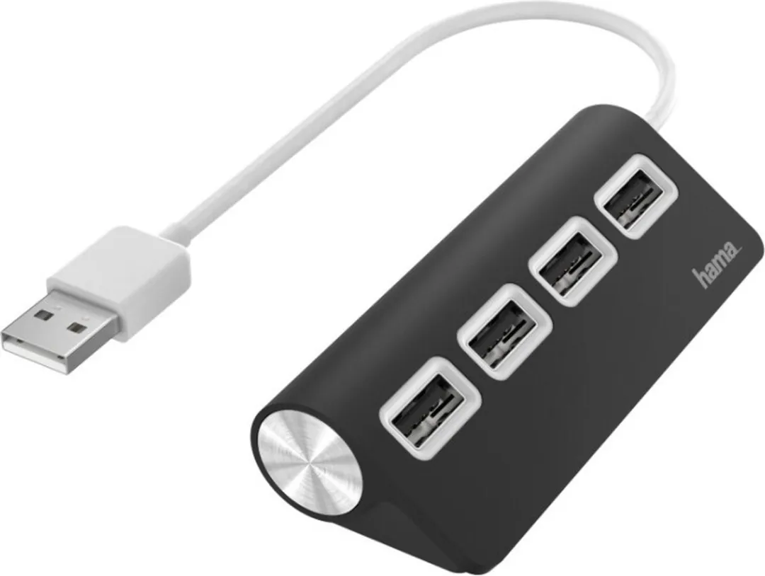 Hama USB Hub 00200119 - 1 Poort - Zwart
