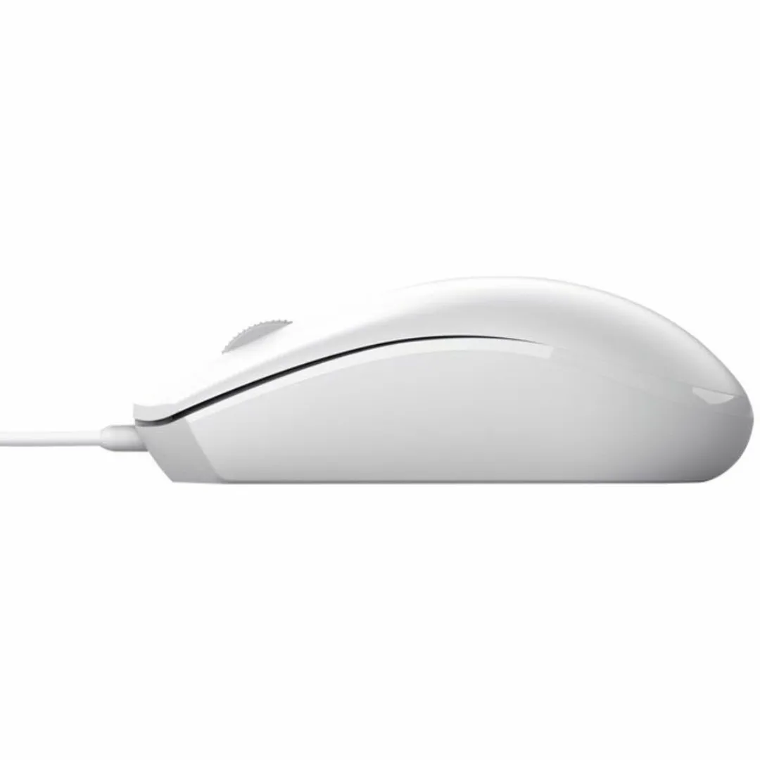 Trust TM-101W Ambidextrous USB Muis - 1200 DPI - Wit - afbeelding 6 van 6