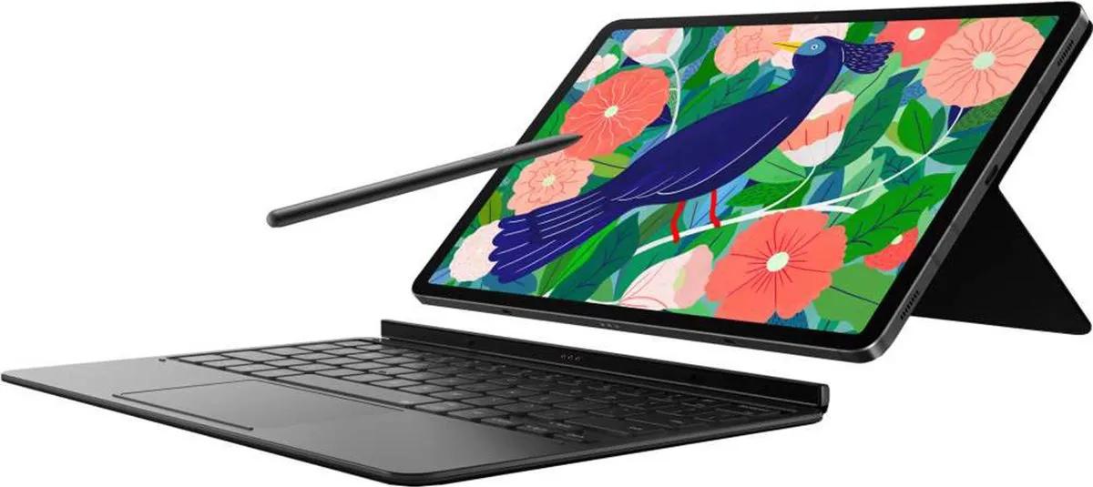Samsung Galaxy Tab S7 Boekhoes Toetsenbord 11 inch - Zwart
