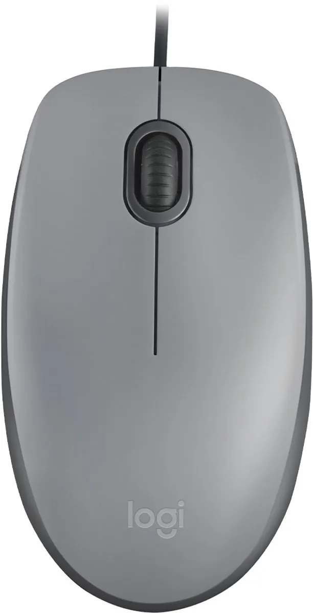 Logitech M110 Muis - 1000 DPI - Grijs