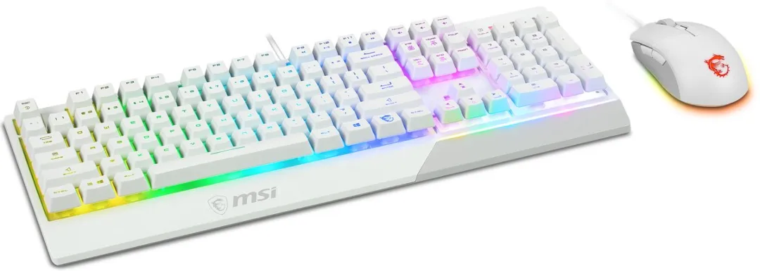MSI VIGOR GK30 Combo - Toetsenbord en Muis - Wit