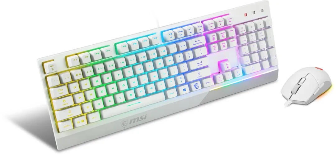 MSI VIGOR GK30 Combo - Toetsenbord en Muis - Wit
