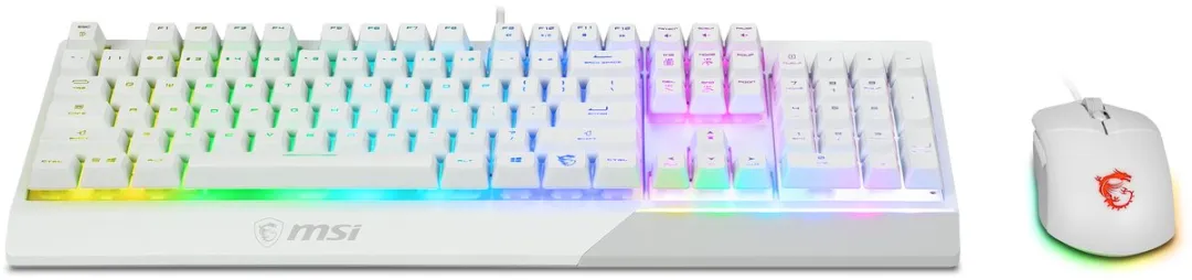 MSI VIGOR GK30 Combo - Toetsenbord en Muis - Wit - afbeelding 6 van 6