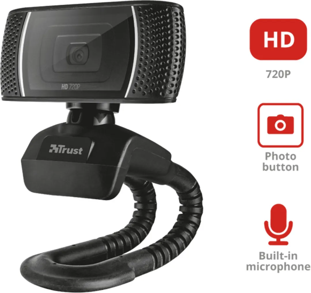 Trust Trino 18679 Webcam - Zwart