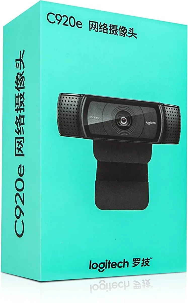 Logitech C920e Webcam HD 1080p - Zwart