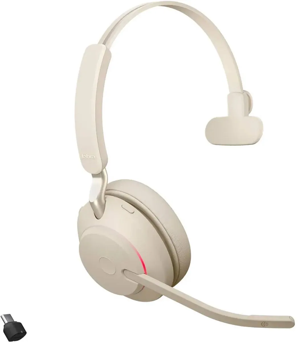 Jabra Evolve2 65 UC Mono Headset - Beige - 26599-889-898 - afbeelding 6 van 6