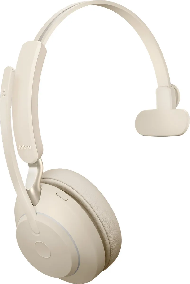Jabra Evolve2 65 UC Mono Headset - Beige - 26599-889-898