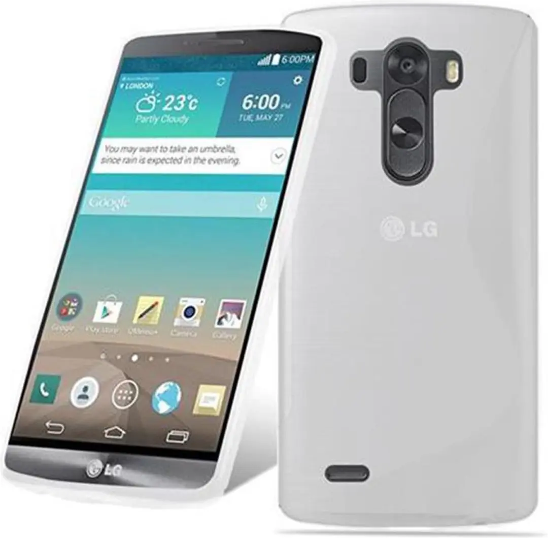 Cadorabo Hoesje geschikt voor LG G3 STYLUS in SEMI-TRANSPARANT